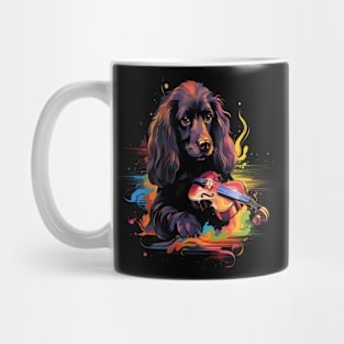 Boykin Spaniel Playing Violin Mug